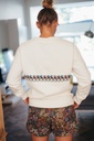 Erstwhile Sweater 'Tête de la course' (off white)