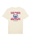 T-shirt 'Eat pasta ride fasta'