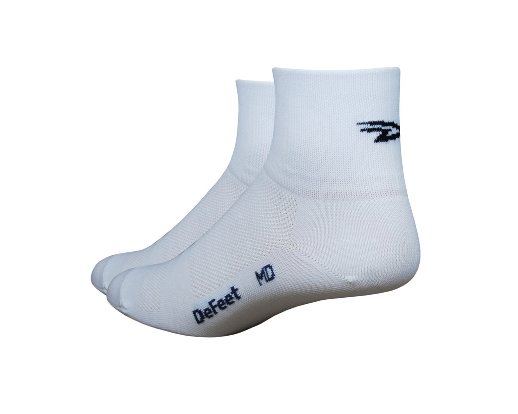 Sokken Defeet 'Aireator D-logo' (white) (40-42,5)