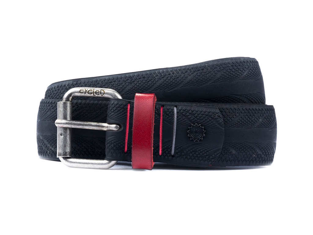 Cycled belt (black/red)
