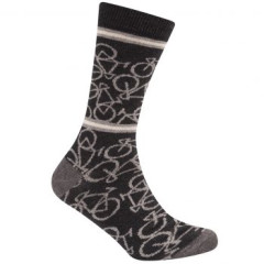 Sokken Le Patron 'Bicycle socks' (dark grey)